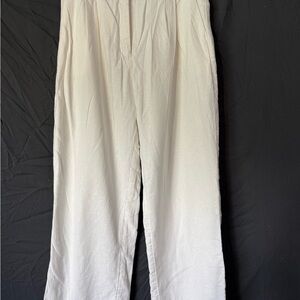 Abercrombie & Fitch pleated linen women’s trousers